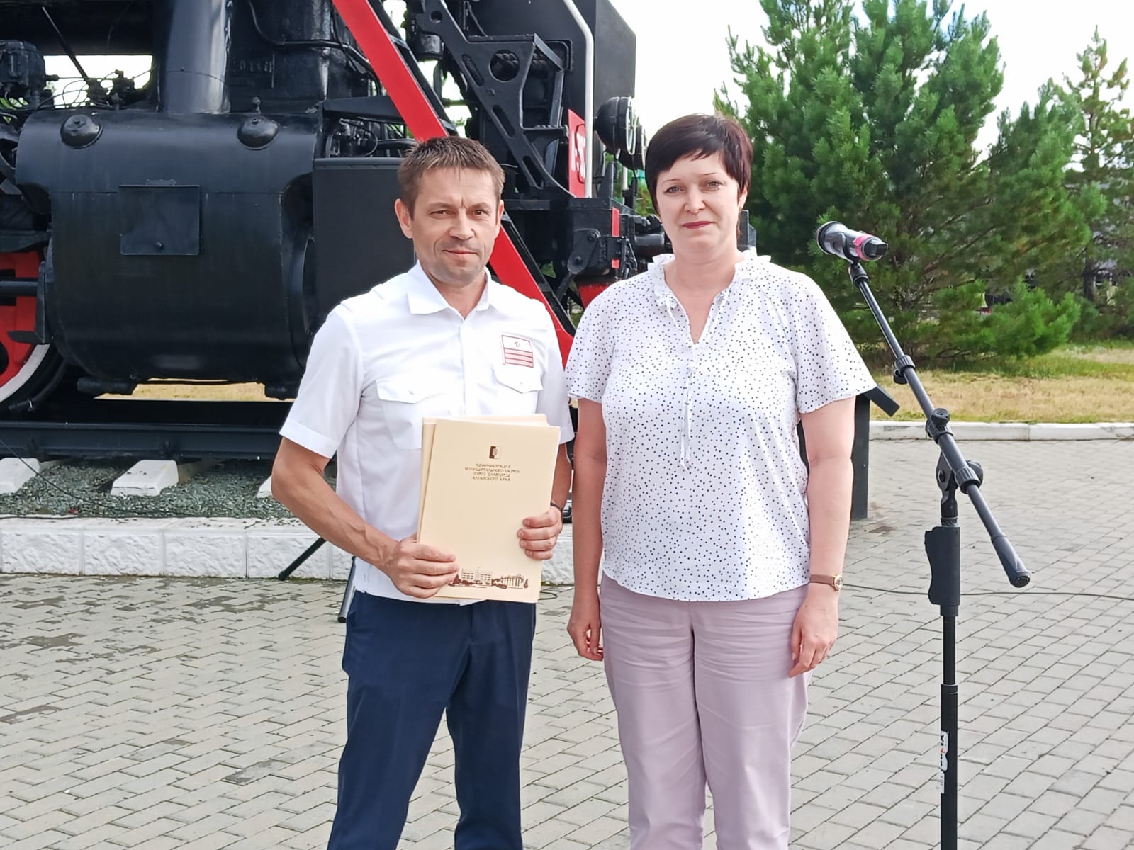 В Славгороде отметили День железнодорожника.