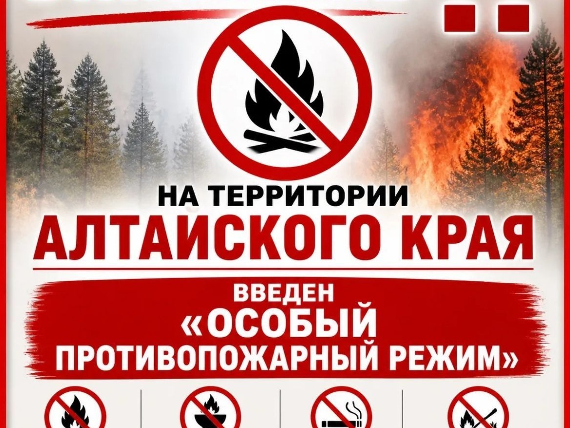 Внимание: особый противопожарный режим продолжается❕.