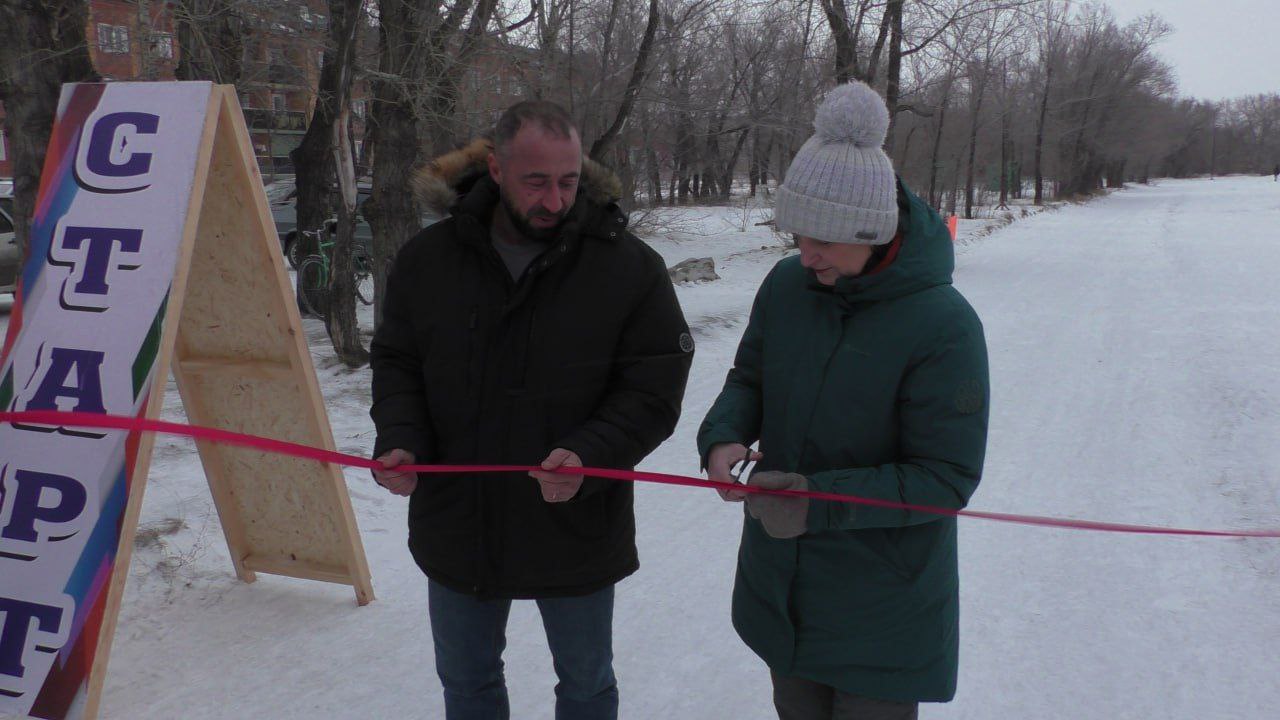 В Славгороде открылась лыжная база.