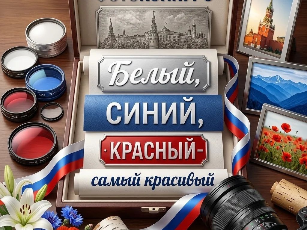 Стартует фотоконкурс «Белый, синий, красный - самый красивый»! .