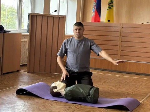 Практические  занятия по оказанию первой помощи проходят сегодня в Славгороде в рамках проекта «Готов к санитарной обороне»..