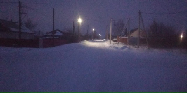 Продолжаются работы по освещению сельских территорий..