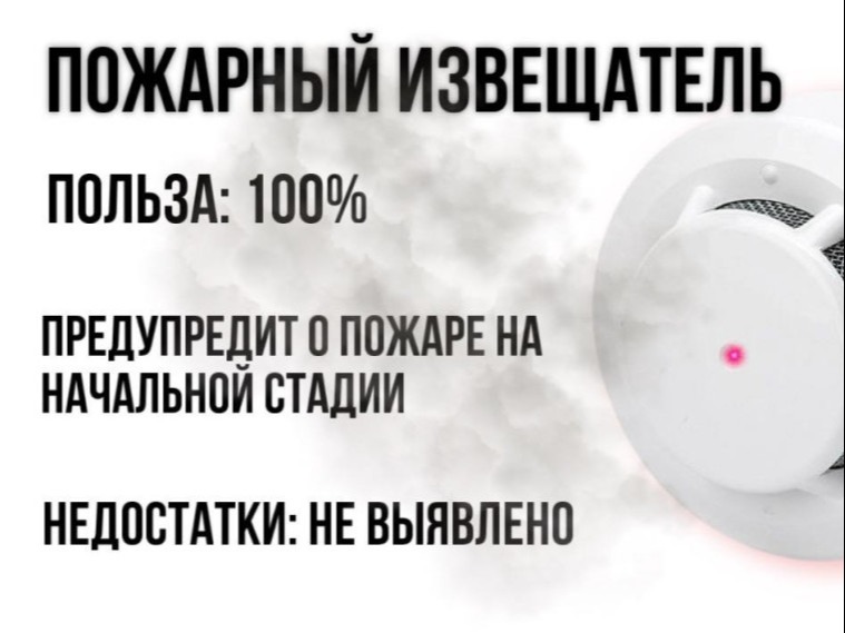 Пожарный извещатель: маленький прибор, который спасает жизнь.