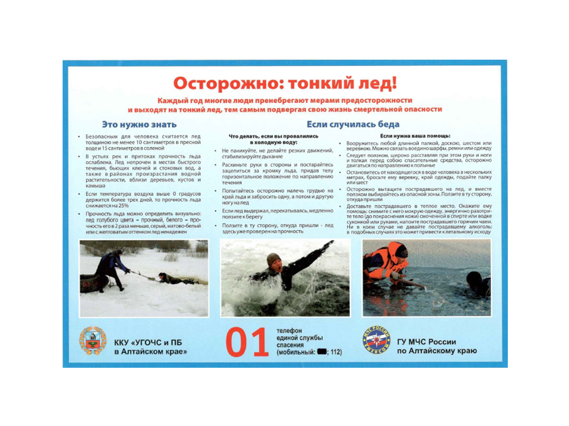 ОСТОРОЖНО! Тонкий лёд!!!.