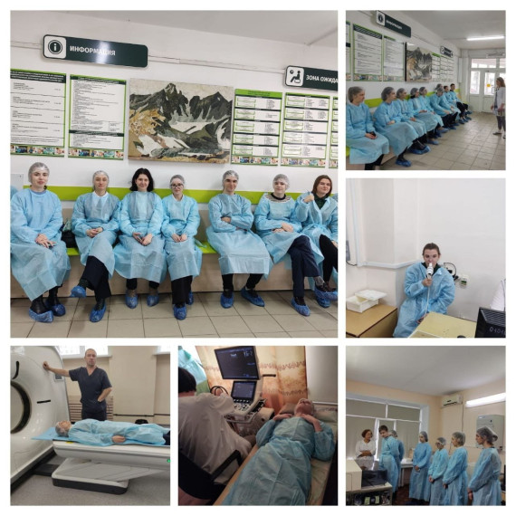 В рамках профориентационной работы 11 апреля учащиеся 10 б класса  МБОУ "СОШ № 15" побывали на экскурсии в Центральной районной больнице г. Славгорода.